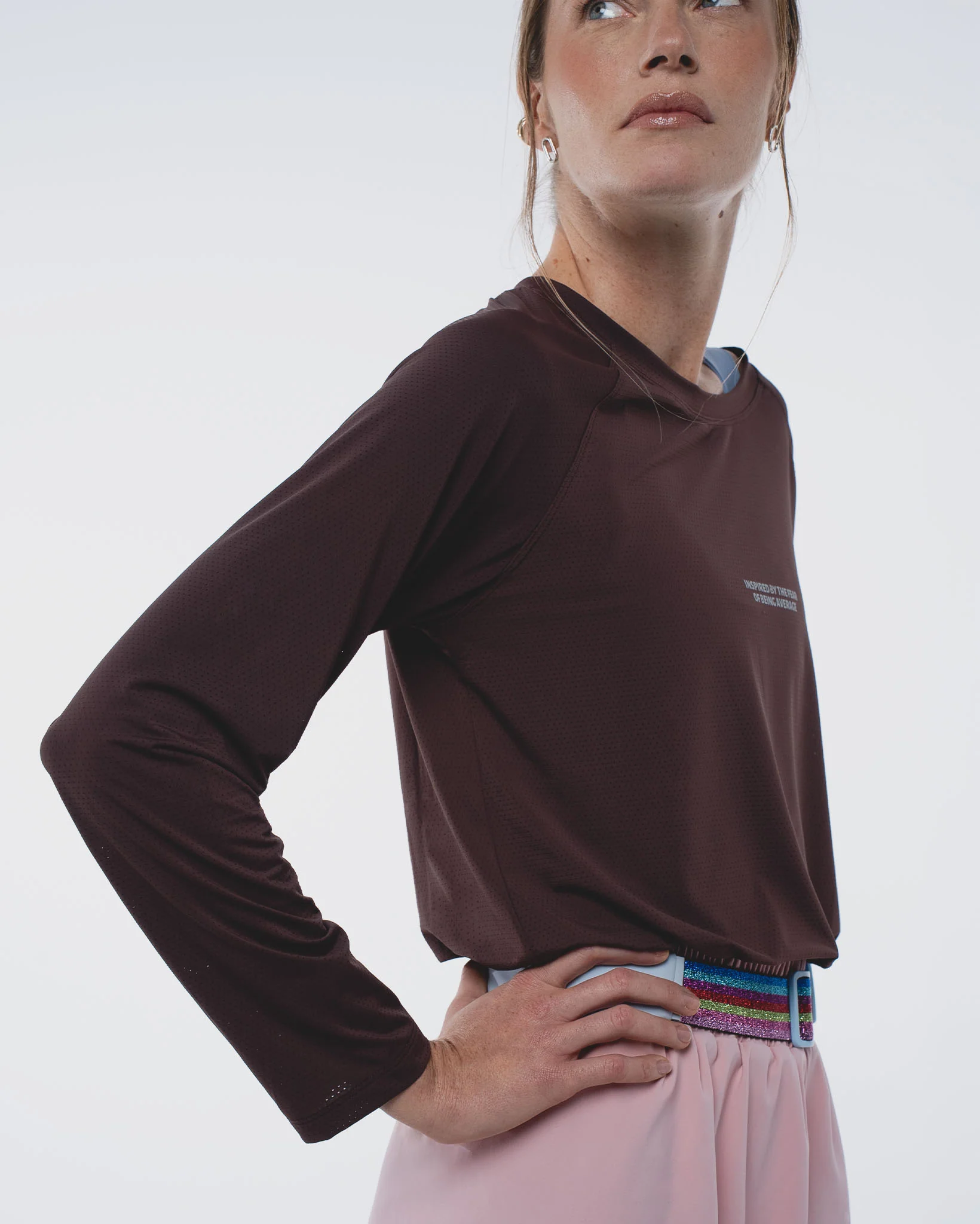 RUNNING LONGSLEEVE CHOCOLATE - Image 3